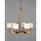 Maxim Lighting Fairmont 6-Light 30" Wide Natural Aged Brass Chandelier 22375OMNAB - alternate 4